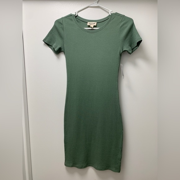 NWT Open Edit Ribbed Bodycon Dress XS - Picture 2 of 5